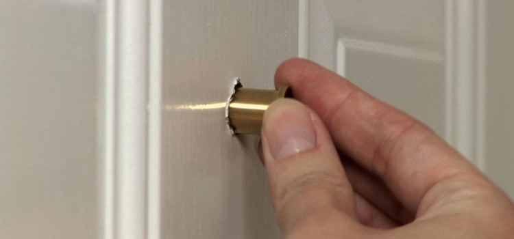 peephole door repair in Bell Gardens